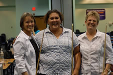 Anna Busley, Cindy Doty and Shirley Morgan